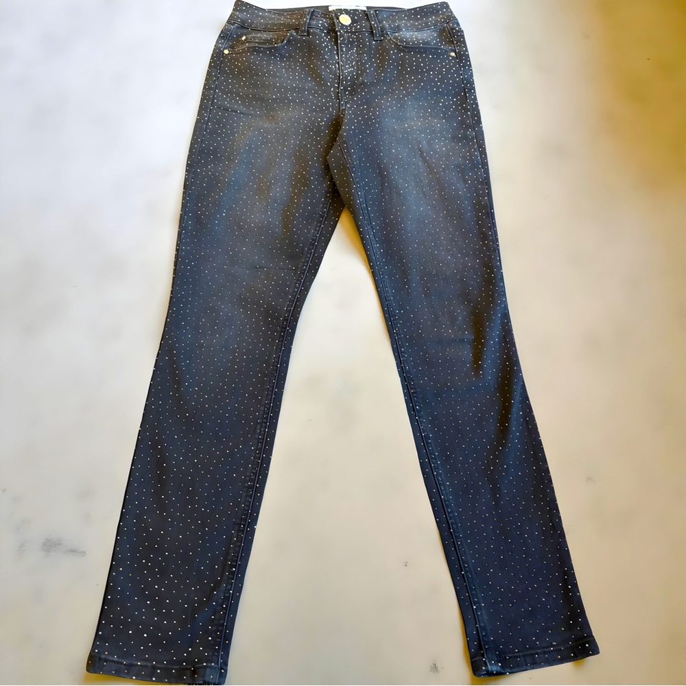 Ban-jara Rhinestone Embellished Mid-Rise Jeans 28